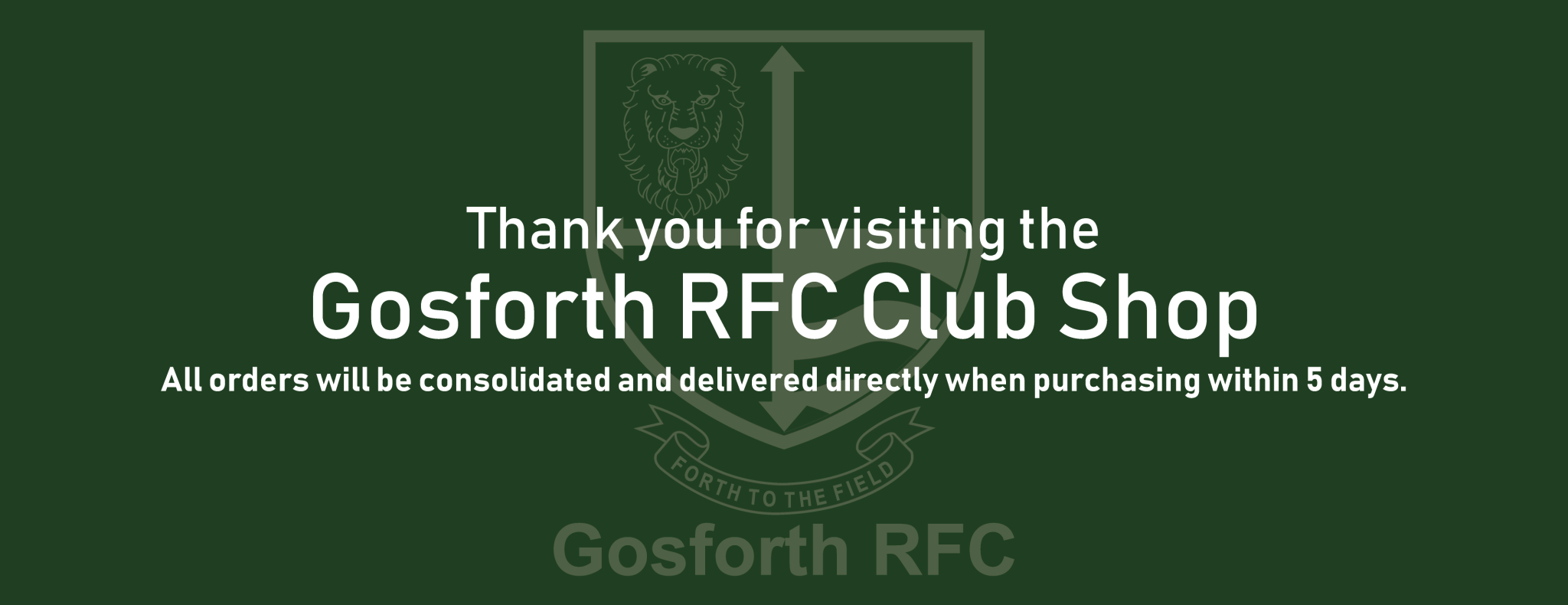 Gosforth RFC Club Shop