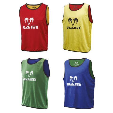 Reversible Contact Training Bibs - Set of 10