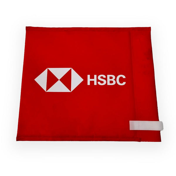 HSBC Branded Rigid Corner Flags Overmakes Ram Rugby