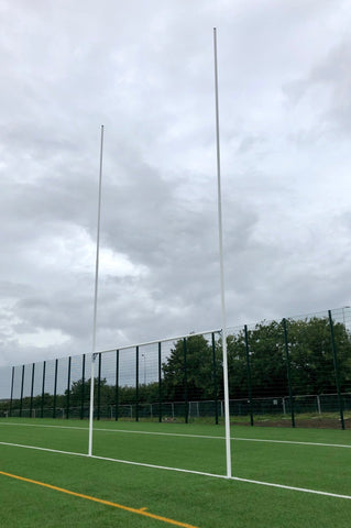 Rugby Goal Posts - 11m (or 35ft) Aluminium Hinged
