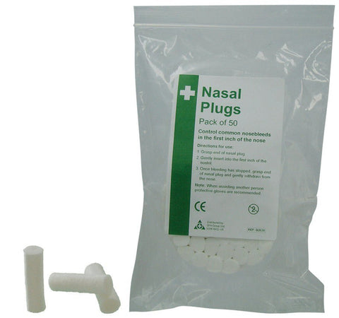 Nasal Plugs (Pack of 50)