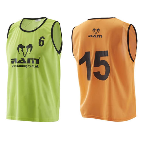 Numbered Training Bibs - Mesh Polyester - Set of 15