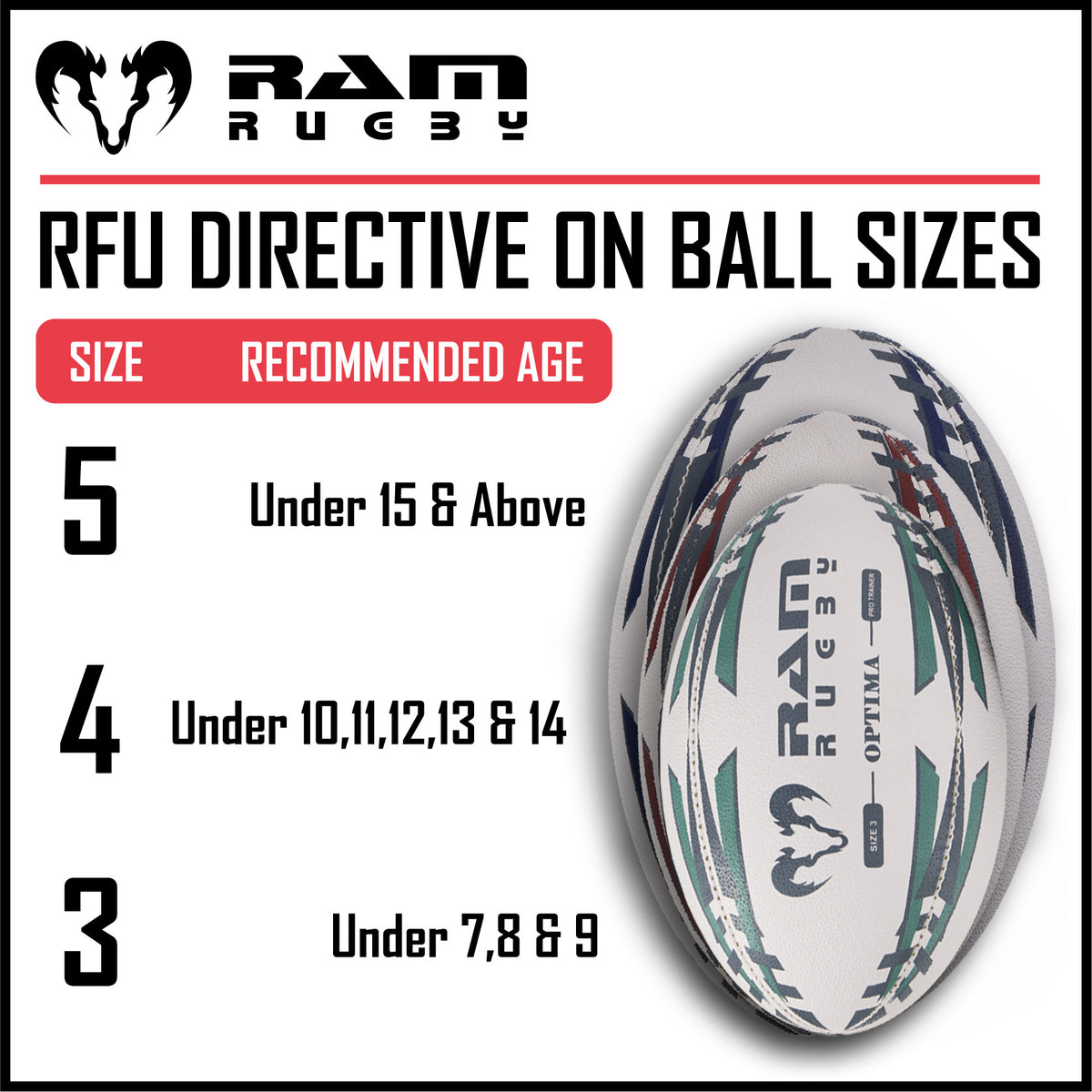 New - Optima Pro Hybrid Rugby Ball
