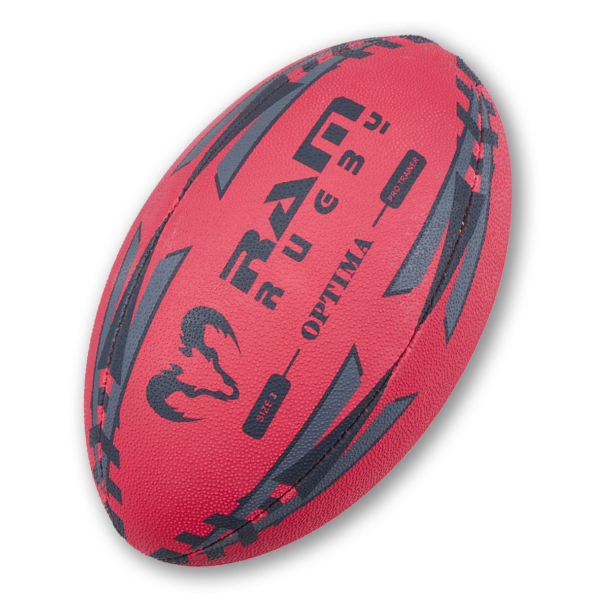 New - Optima Pro Hybrid Neon Rugby Ball