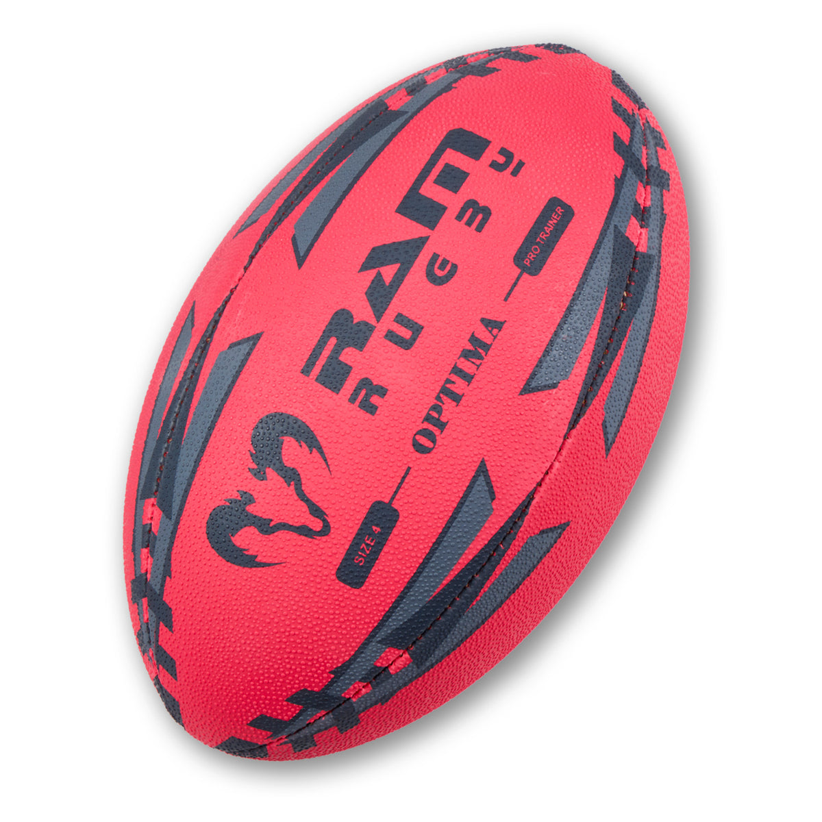 New - Optima Pro Hybrid Neon Rugby Ball