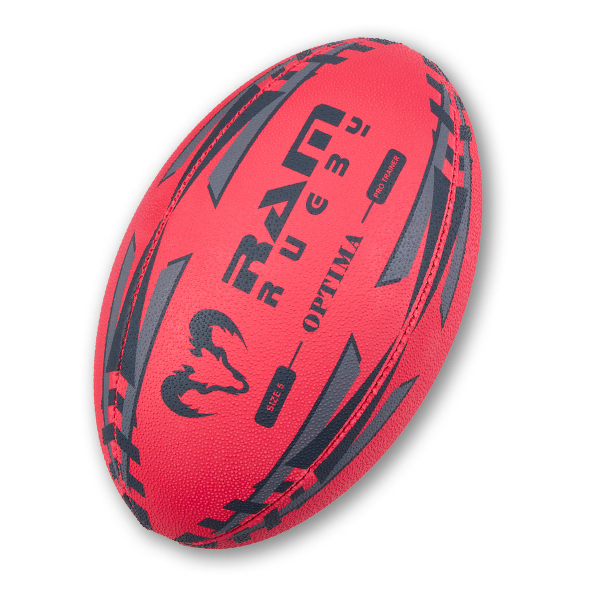 New - Optima Pro Hybrid Neon Rugby Ball