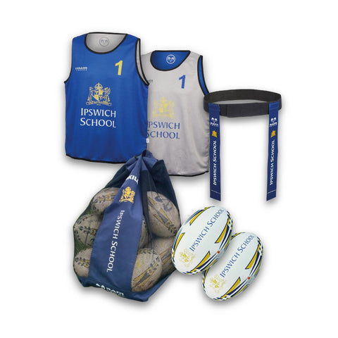 Ram Rugby-2. Custom Training Balls, Ball Bags, Bibs and Tag Belt Sets