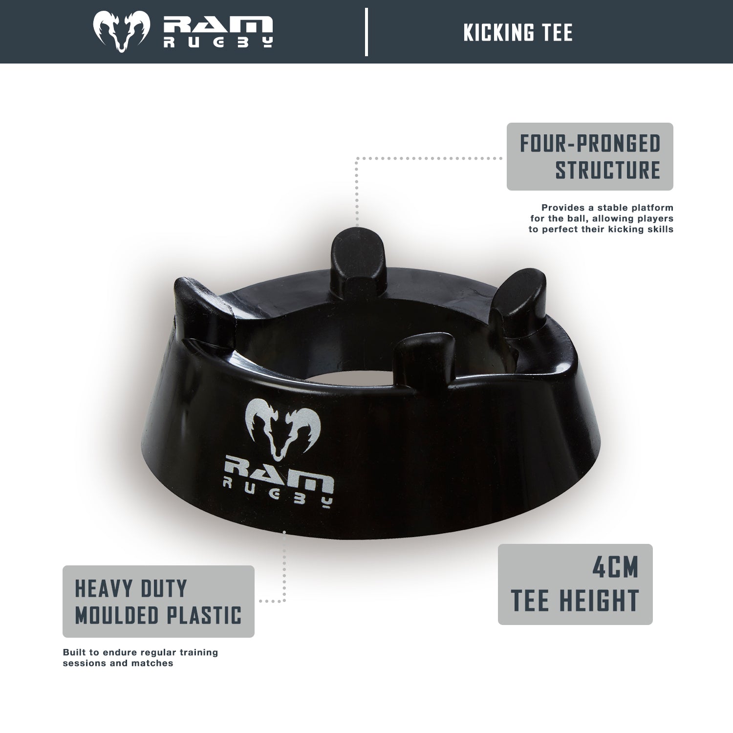 Kicking Tee - Black