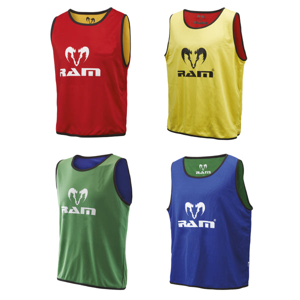 Reversible Contact Training Bibs - Set of 10