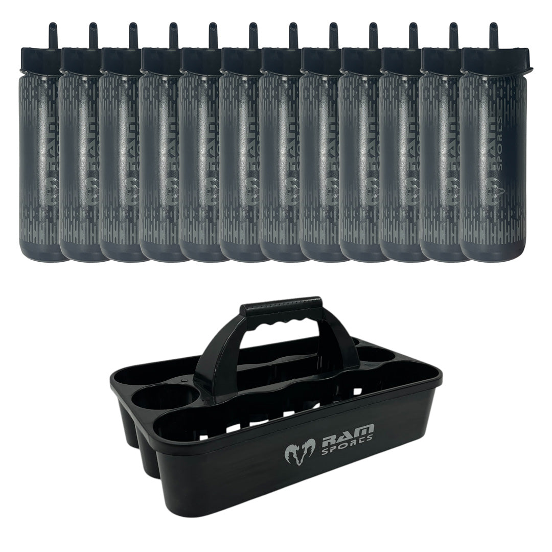 12 Bottle Plastic Water Bottle Carrier sets