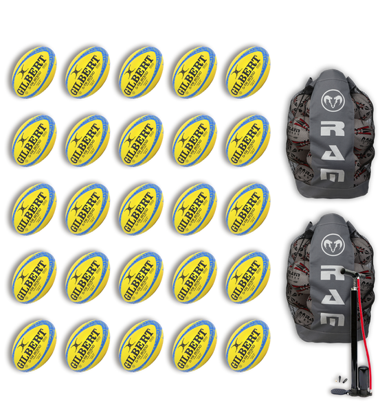 Gilbert G-TR8000 Trainer Ball Bundles - 25 or 30 x Balls & 2 Bags