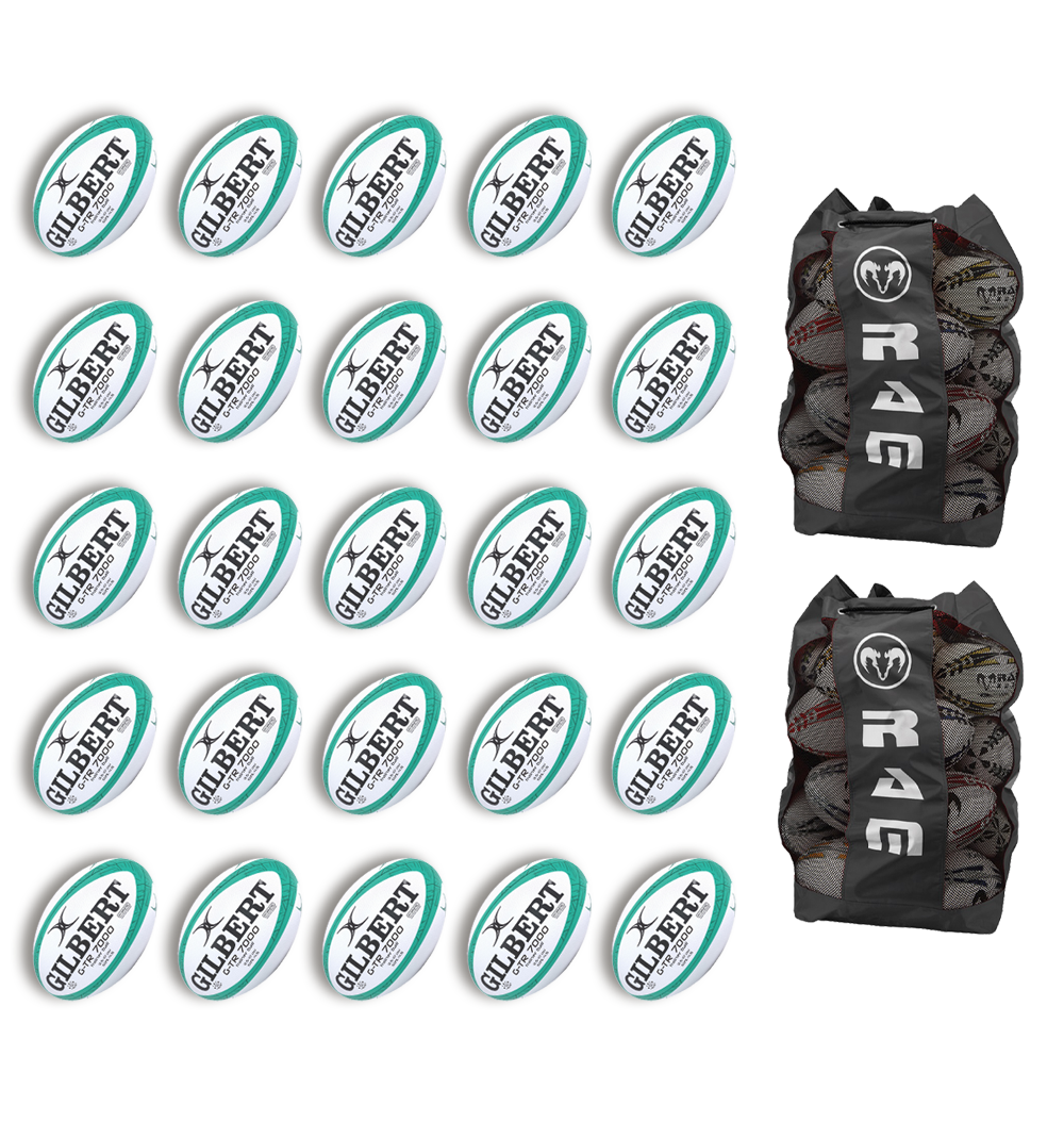 25 x Gilbert G-TR7000 Trainer Ball Bundle