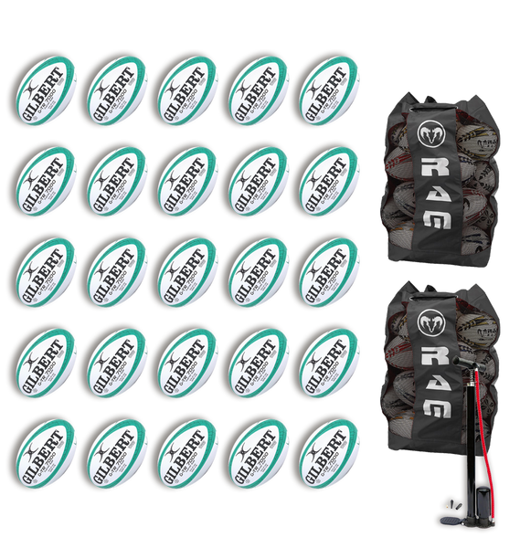 Gilbert G-TR7000 Trainer Ball Bundles - 25 Balls & 2 Bags
