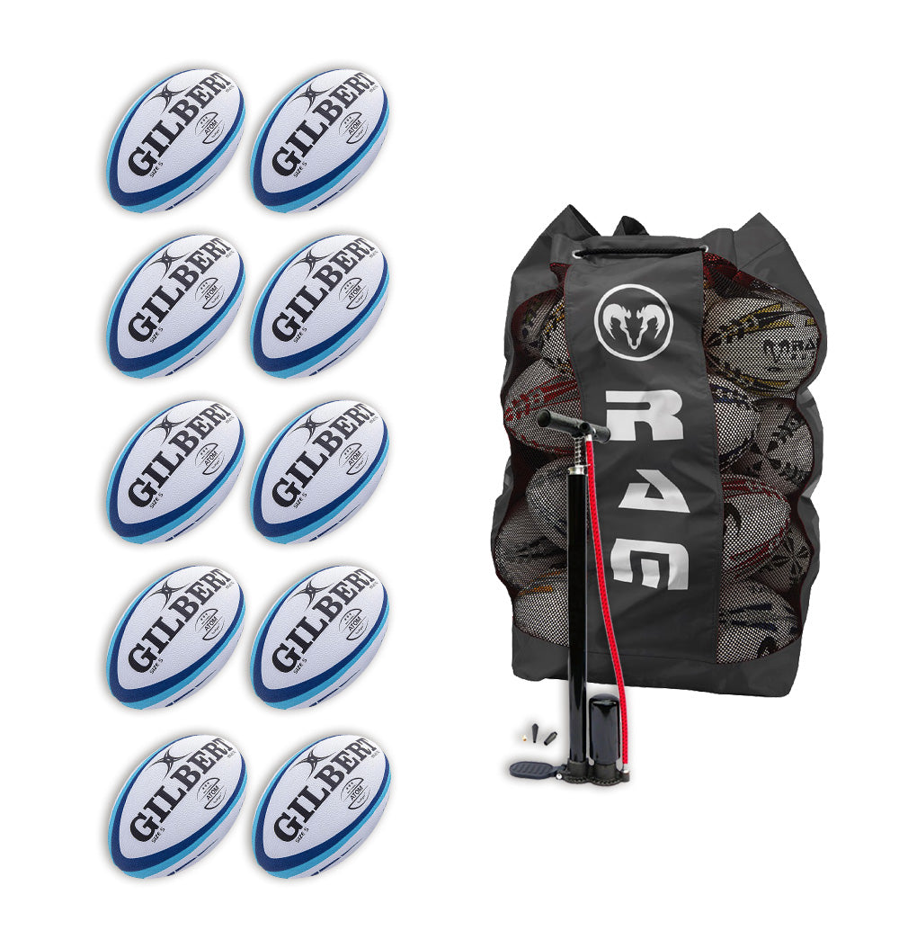 10 x Gilbert Atom Match Ball Bundle