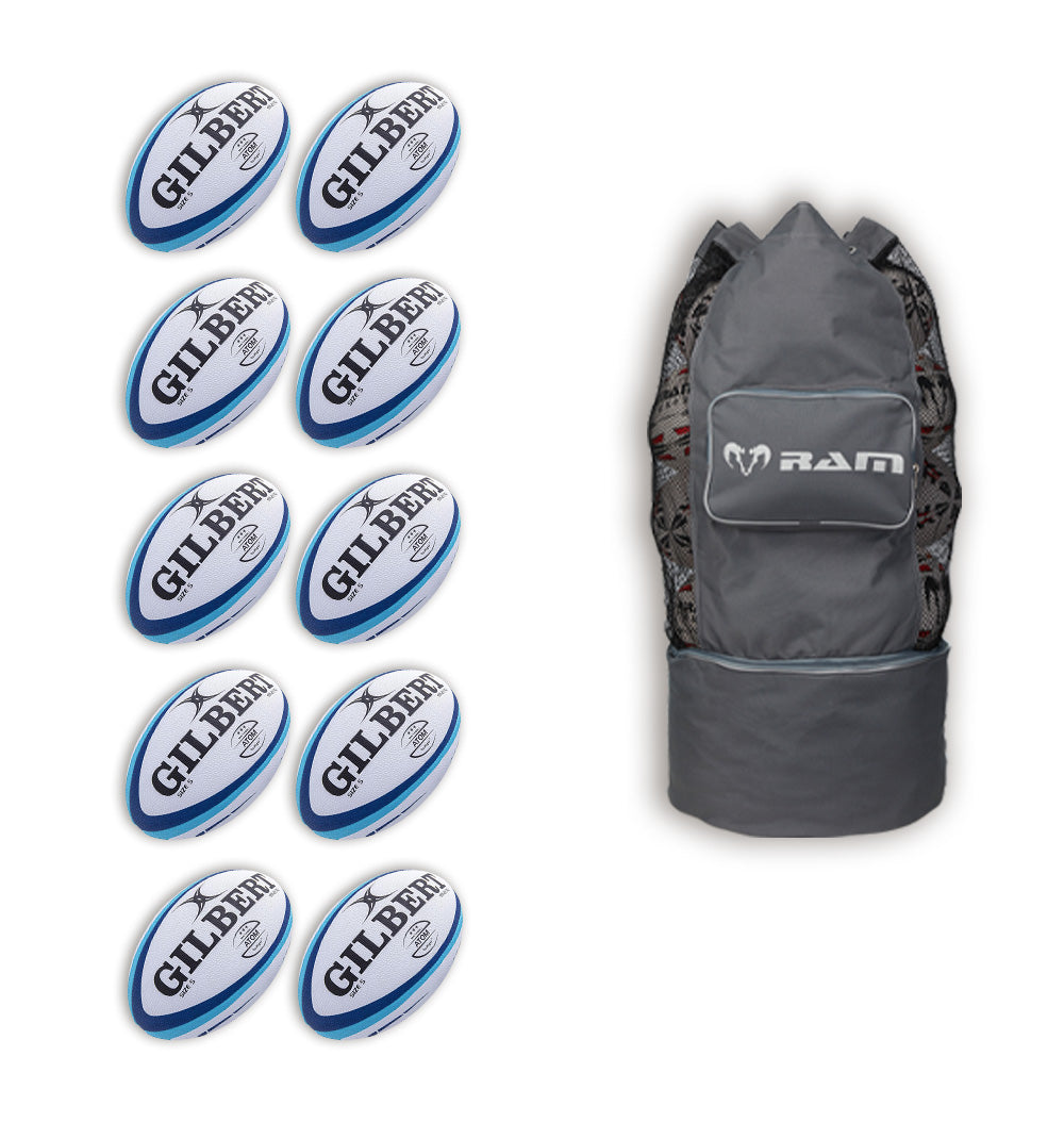 10 x Gilbert Atom Match Ball Bundle