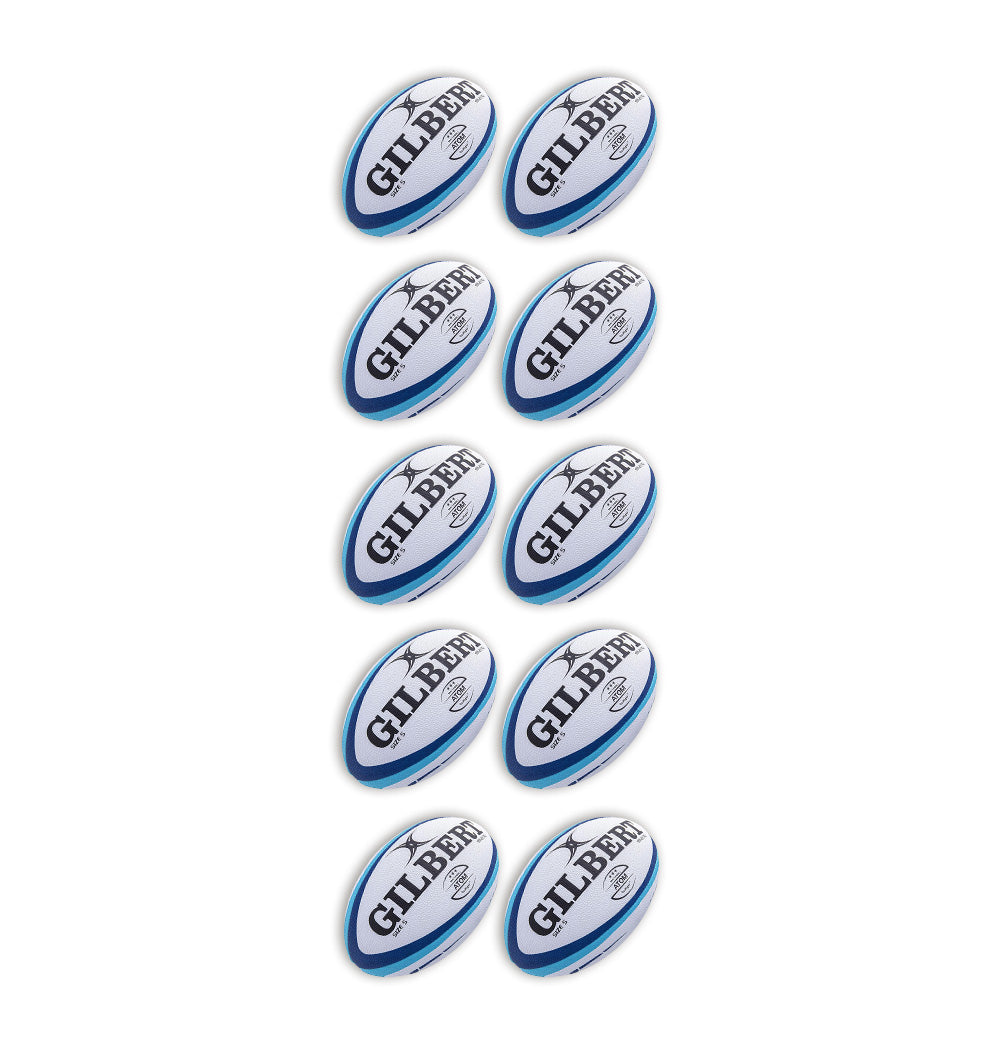 10 x Gilbert Atom Match Ball Bundle