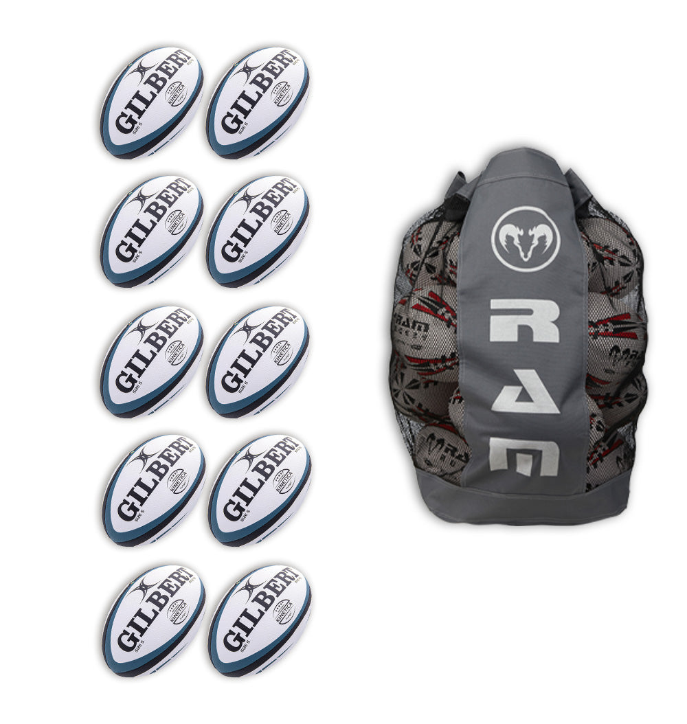 10 x Gilbert Kinetica Match Ball Bundle
