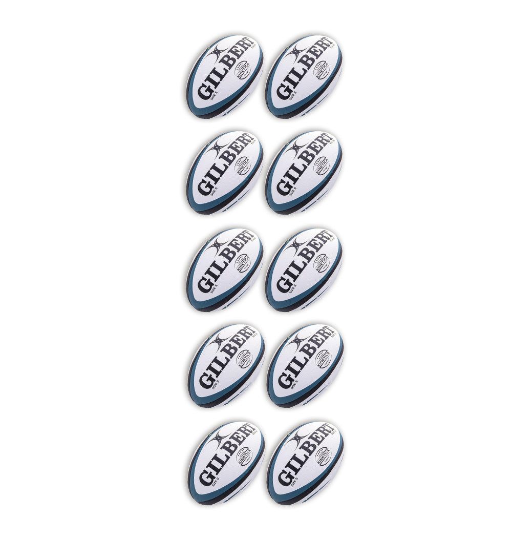10 x Gilbert Kinetica Match Ball Bundle
