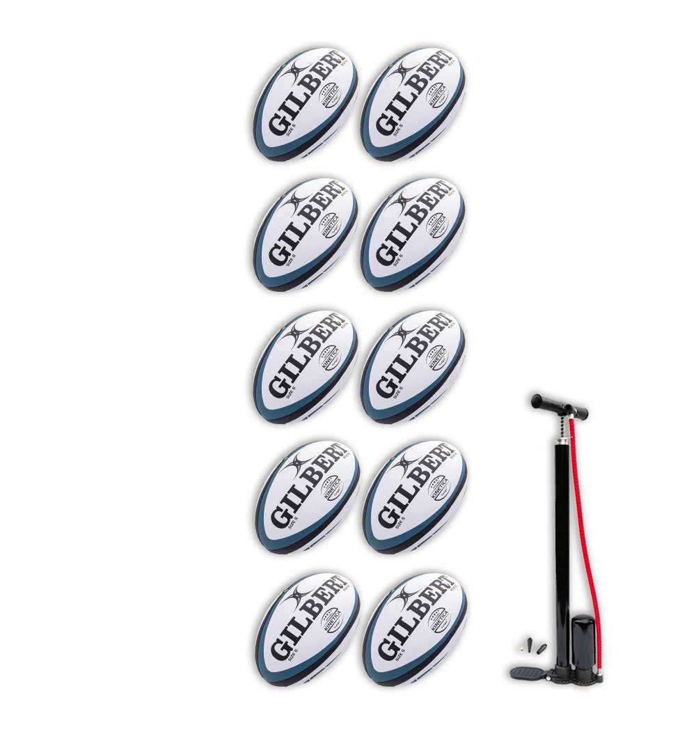 10 x Gilbert Kinetica Match Ball Bundle