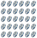 30 x Micro Rugby - Softee Ball - Size 2.5