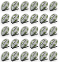 30 x Micro Rugby - Trainer Ball - Size 2.5
