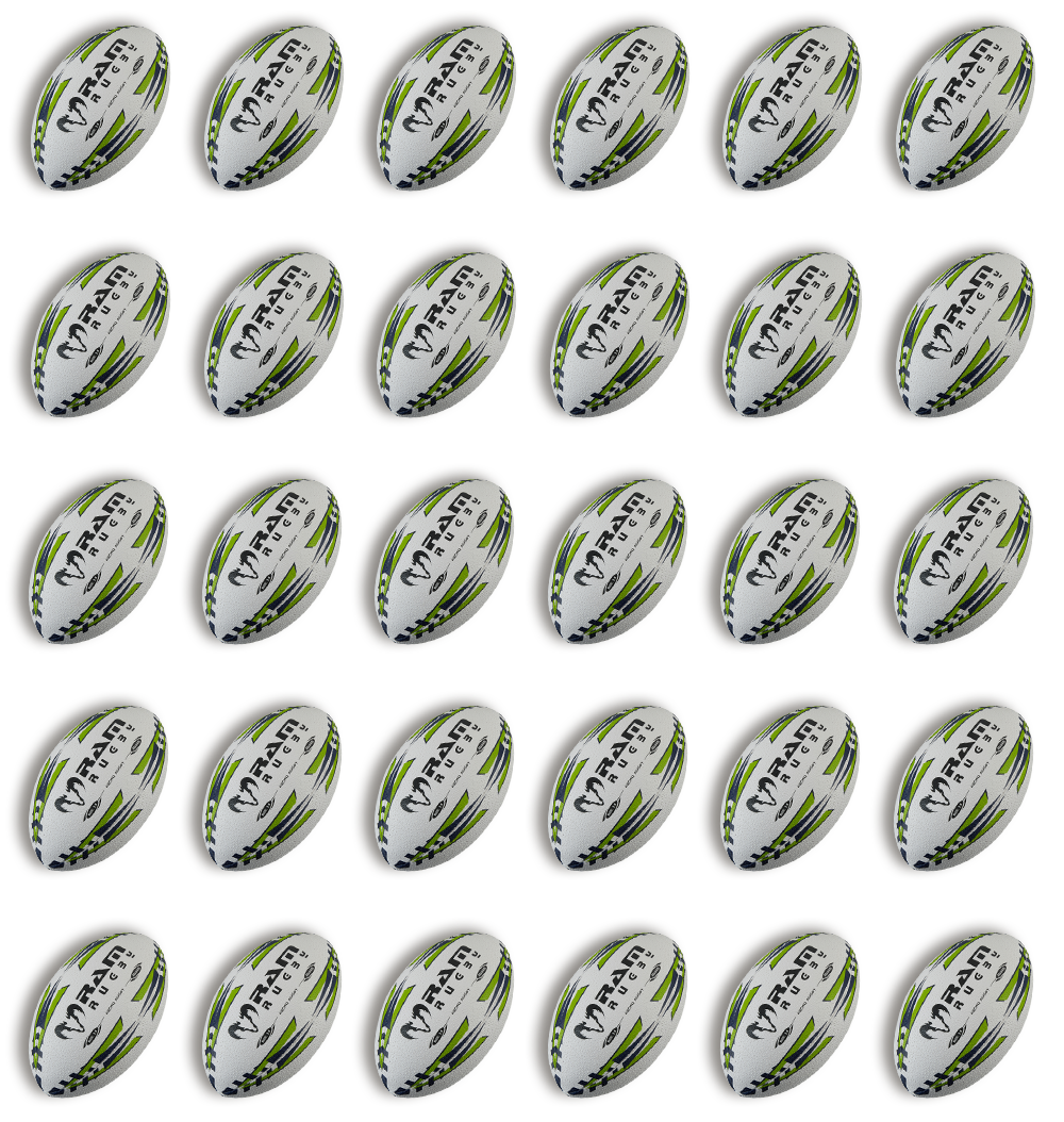 30 x Micro Rugby - Trainer Ball - Size 2.5