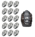 15 x Touch Tag Rugby Match Ball Bundle