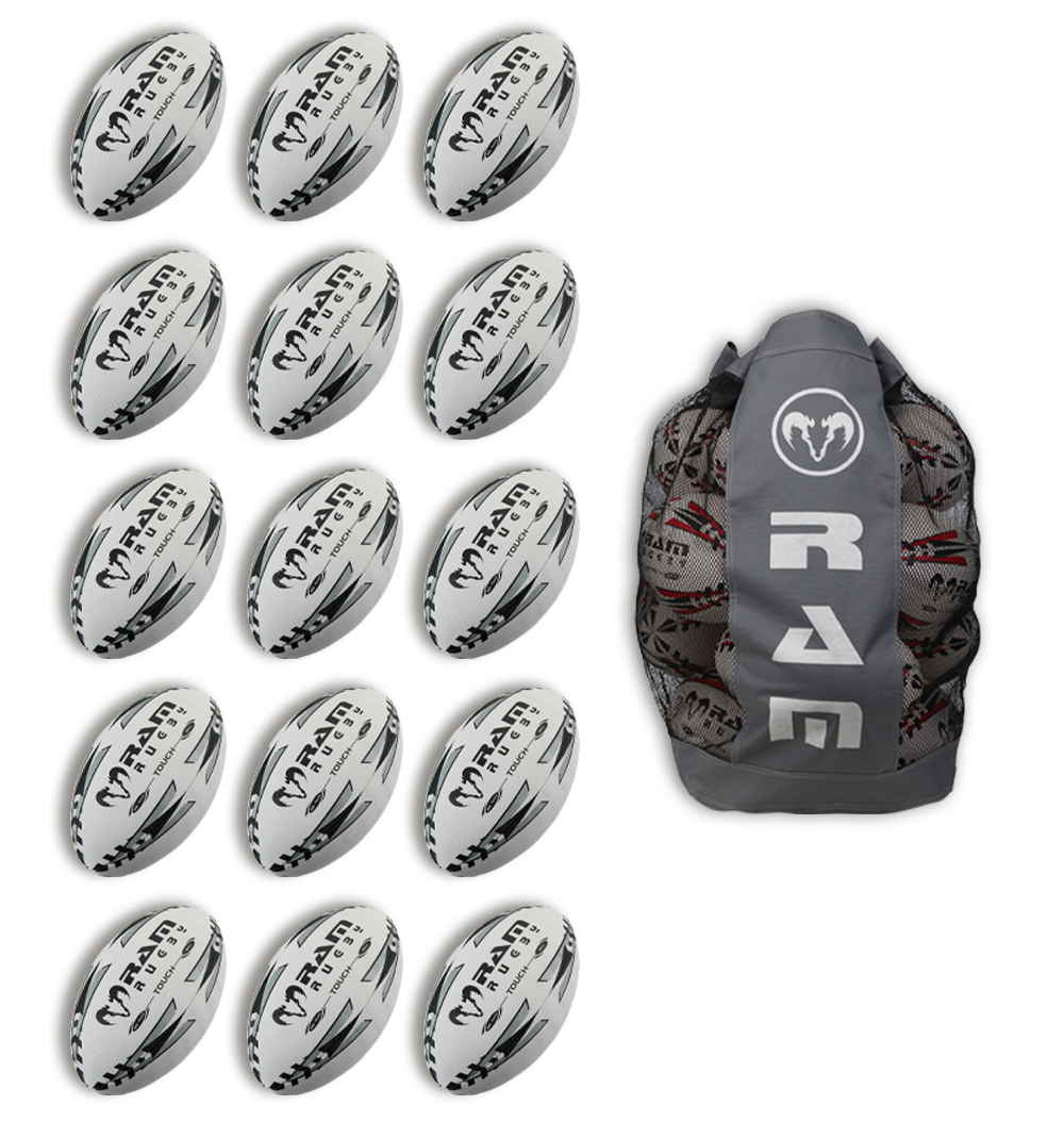 15 x Touch Tag Rugby Match Ball Bundle