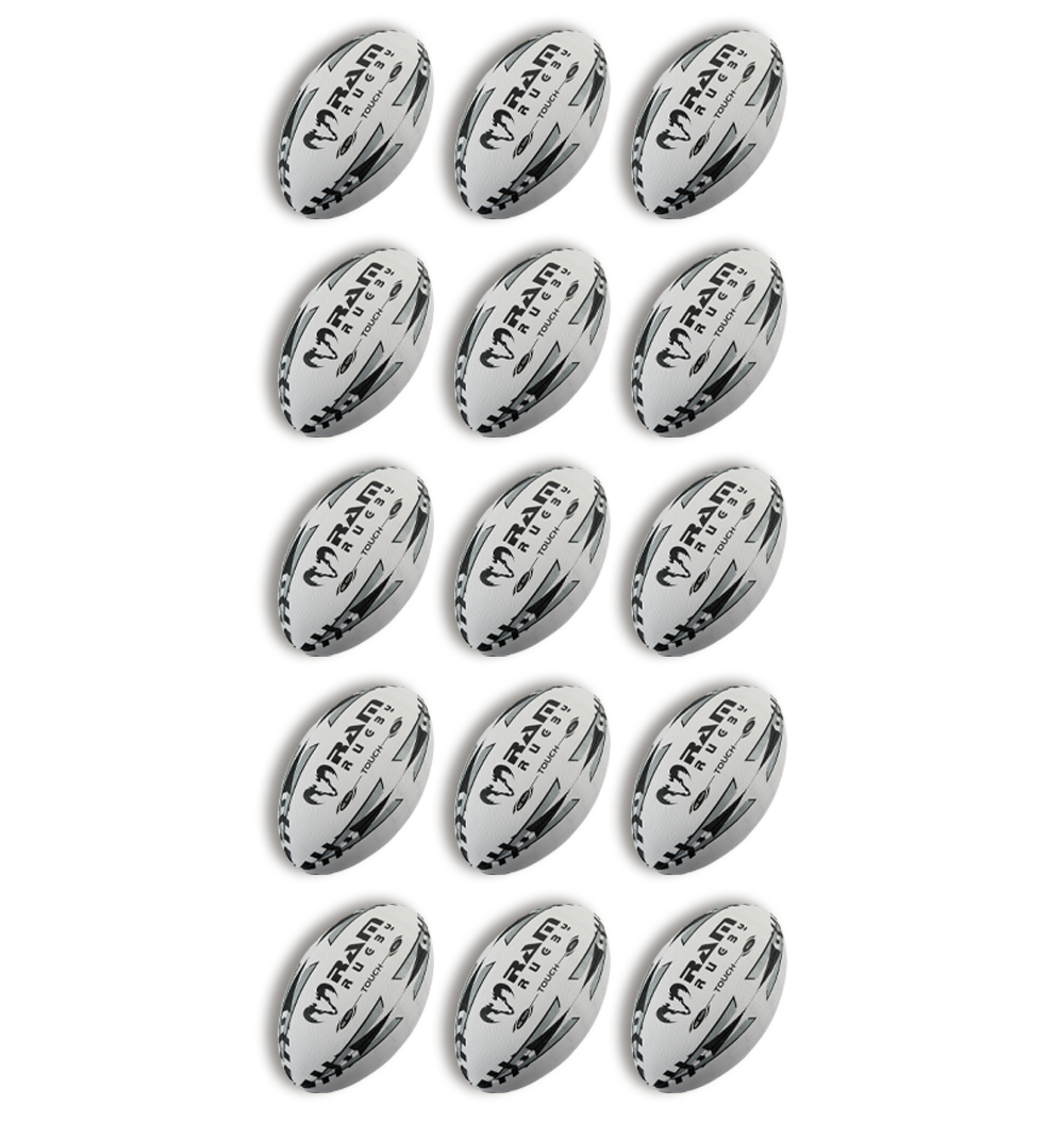15 x Touch Tag Rugby Match Ball Bundle