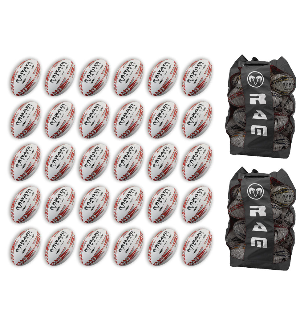 Squad Trainer Ball Bundle - 30 x balls and 2 bags