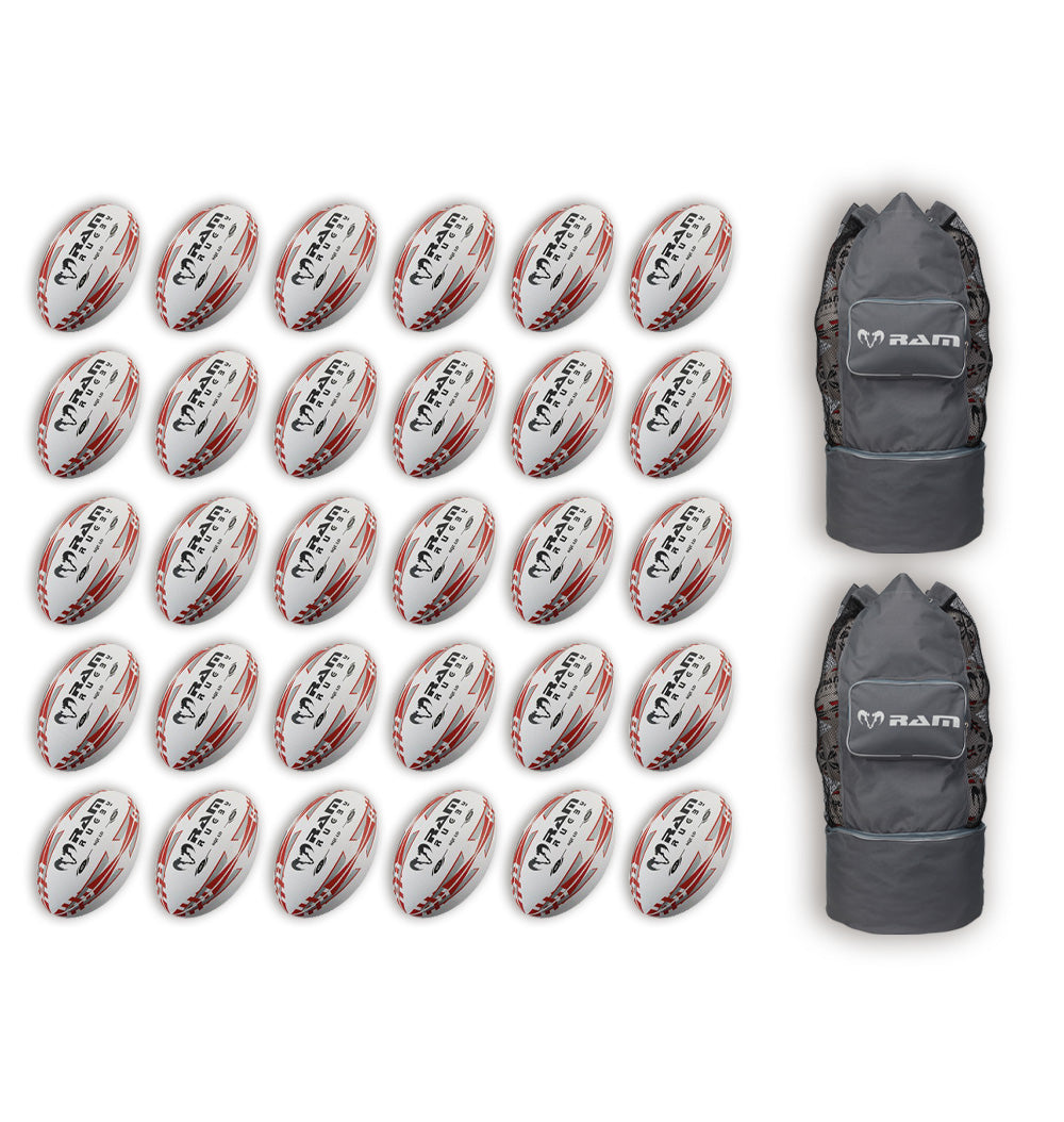 Squad Trainer Ball Bundle - 30 x balls and 2 bags