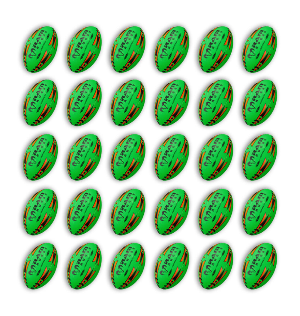 Gripper 2.0 Pro Trainer Neon Yellow, Orange & Green Ball Bundle - 30 x balls and 2 bags