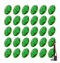 30 x Gripper 2.0 Hybrid - Pro Trainer Neon Rugby Ball Bundle