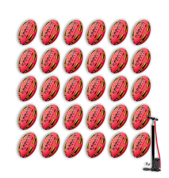 Gripper 2.0 Pro Trainer Neon Pink Ball Bundle - 30 x balls and 2 bags