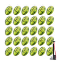 30 x Gripper 2.0 Hybrid - Pro Trainer Neon Rugby Ball Bundle