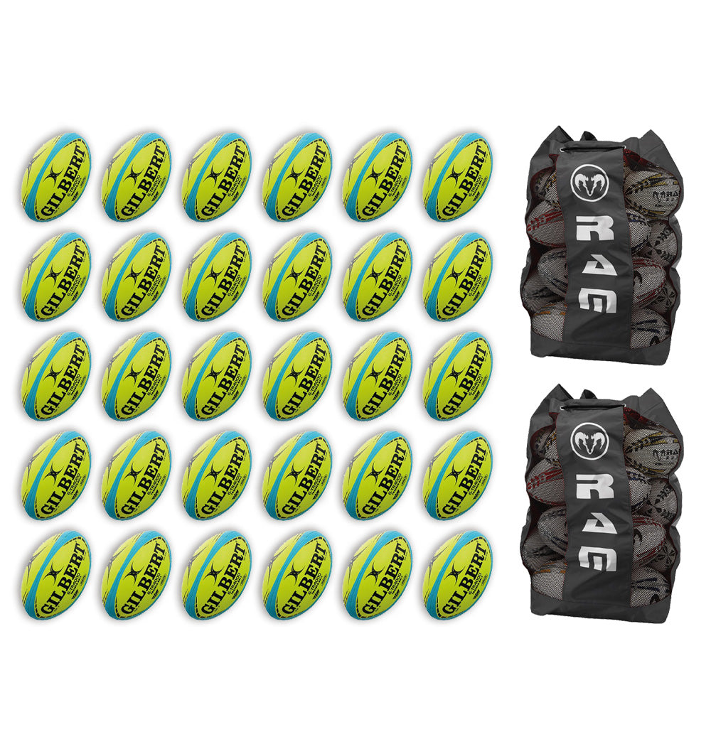 30 x GILBERT G-TR4000 TRAINER BALL BUNDLE (SIZE 3 ONLY)