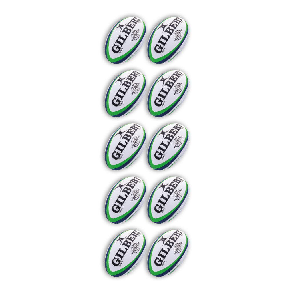 10 x Gilbert Barbarian 2.0 Match Ball Bundle