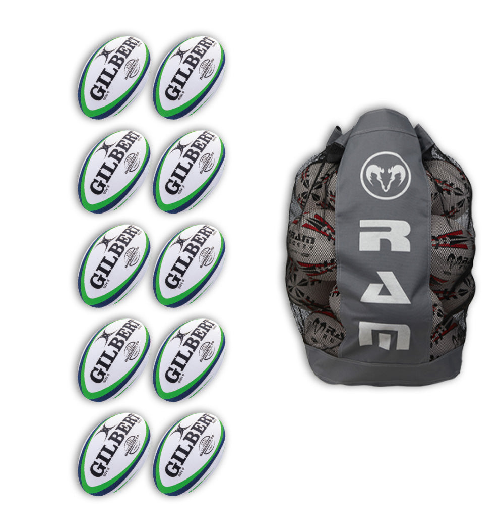 10 x Gilbert Barbarian 2.0 Match Ball Bundle