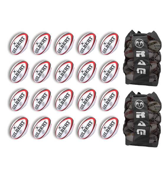 Gilbert Orion Match Ball Bundle - 20 or 25 x balls and bag