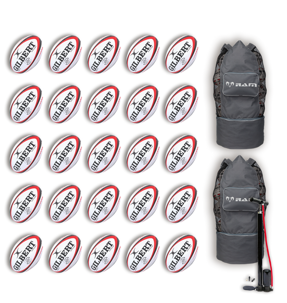 Gilbert Orion Match Ball Bundle - 20 or 25 x balls and bag
