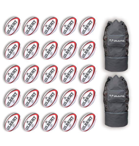 Gilbert Orion Match Ball Bundle - 20 or 25 x balls and bag