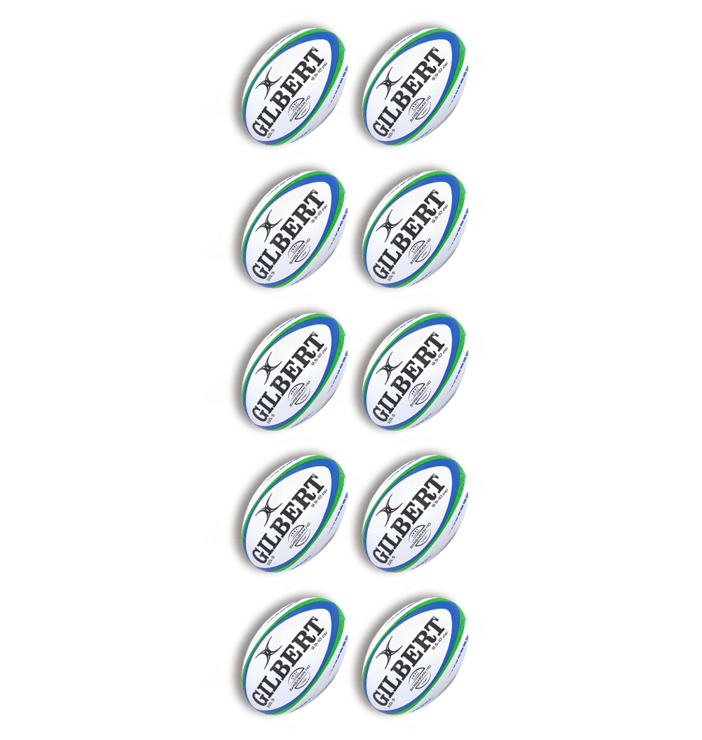 10 x Gilbert Barbarian HD 2.0 Match Ball Bundle