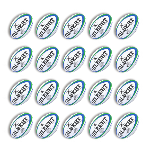 Gilbert Barbarian HD 2.0 Match Ball Bundle - 20 x balls and bag