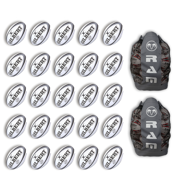 Gilbert Pulsar Match Ball Bundle - 20 or 25 x balls and bags