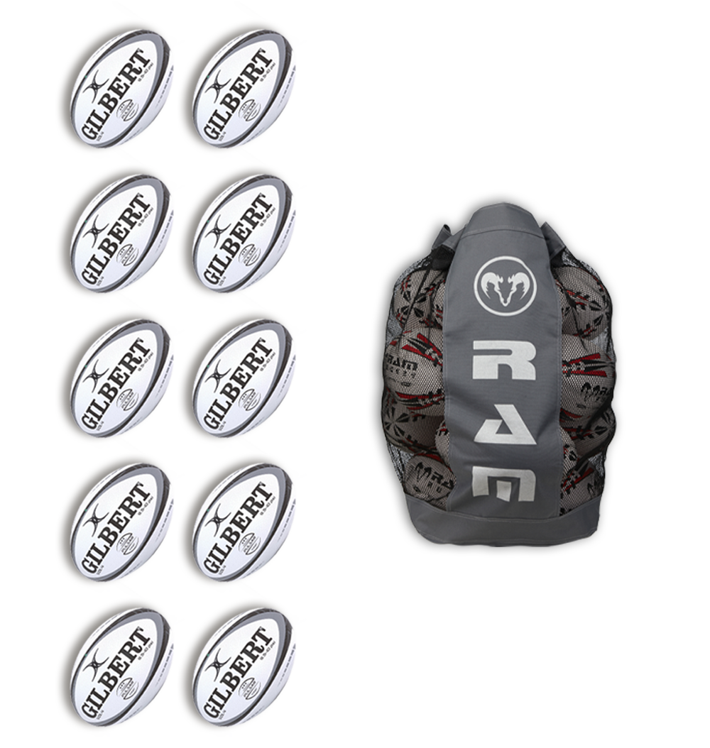10 x Gilbert Pulsar Match Ball Bundle