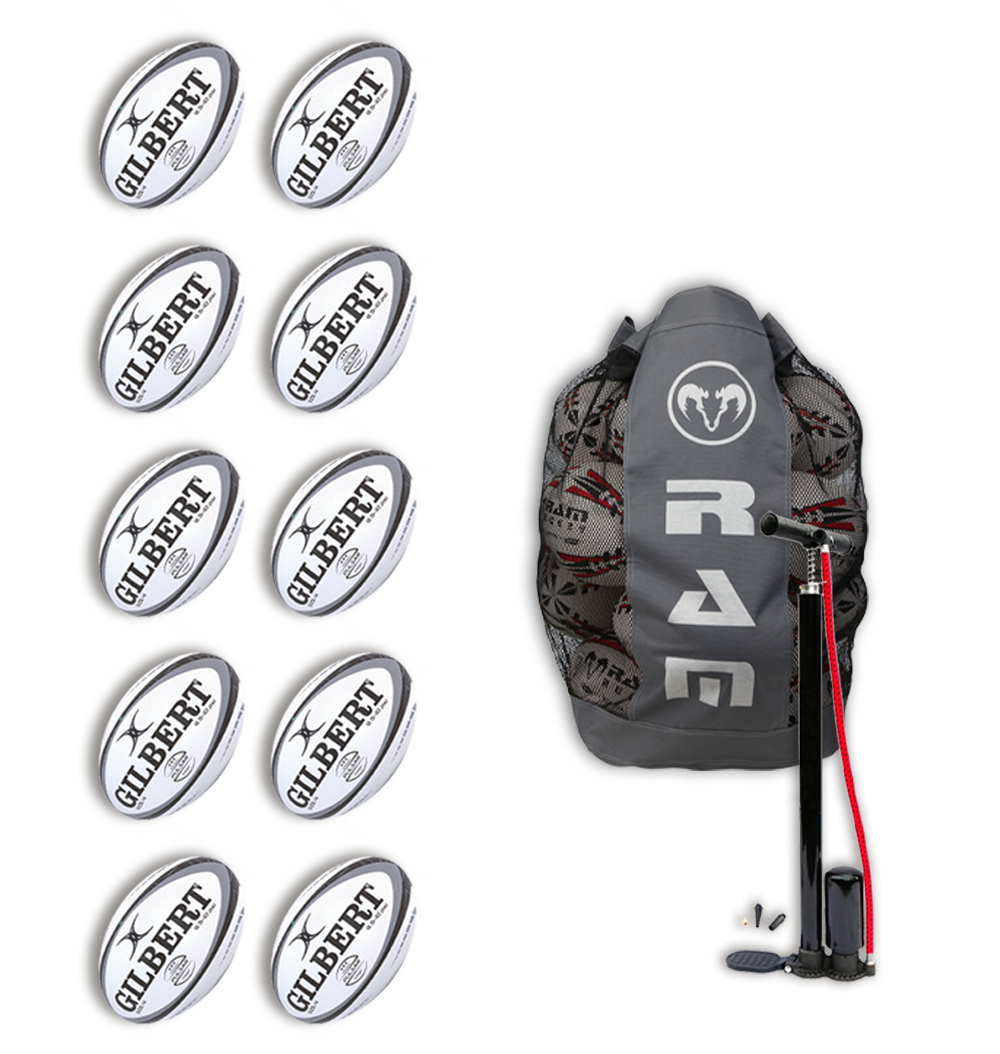 10 x Gilbert Pulsar Match Ball Bundle