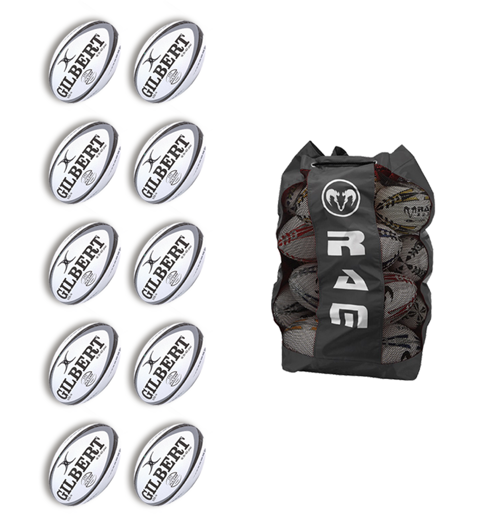10 x Gilbert Pulsar Match Ball Bundle