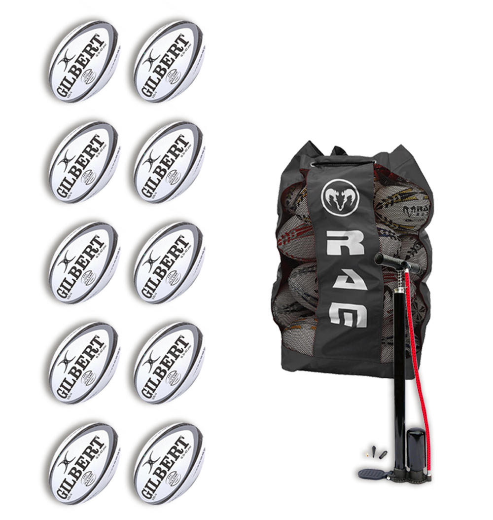 10 x Gilbert Pulsar Match Ball Bundle