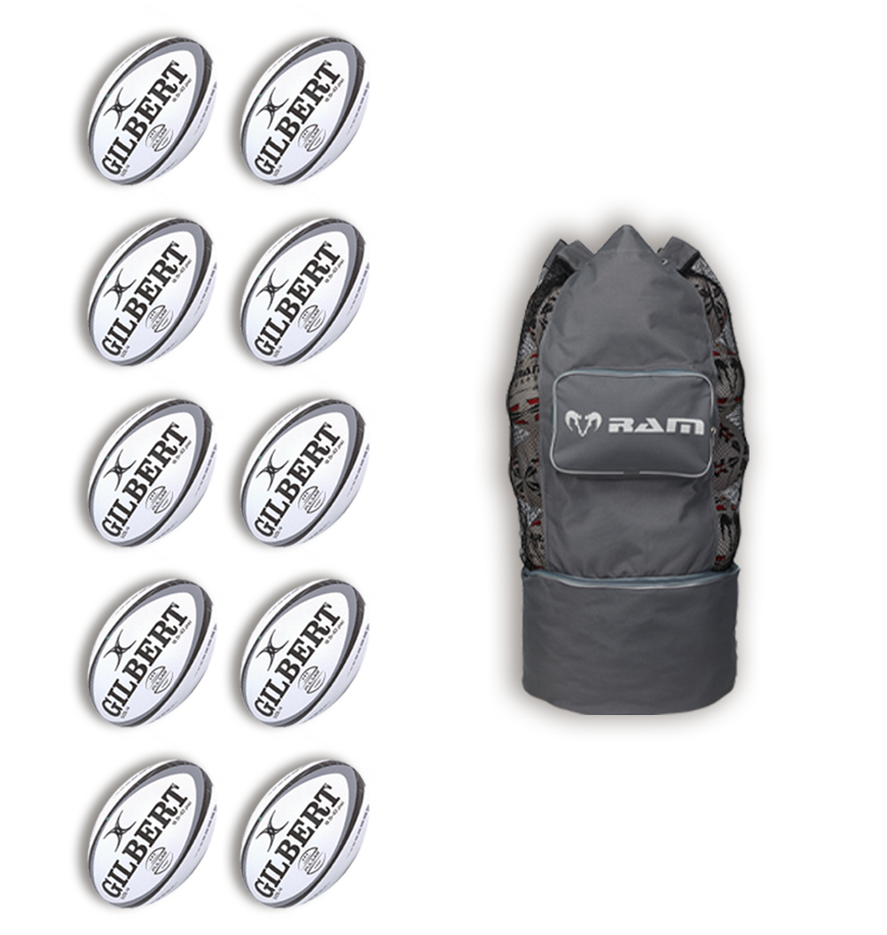 10 x Gilbert Pulsar Match Ball Bundle
