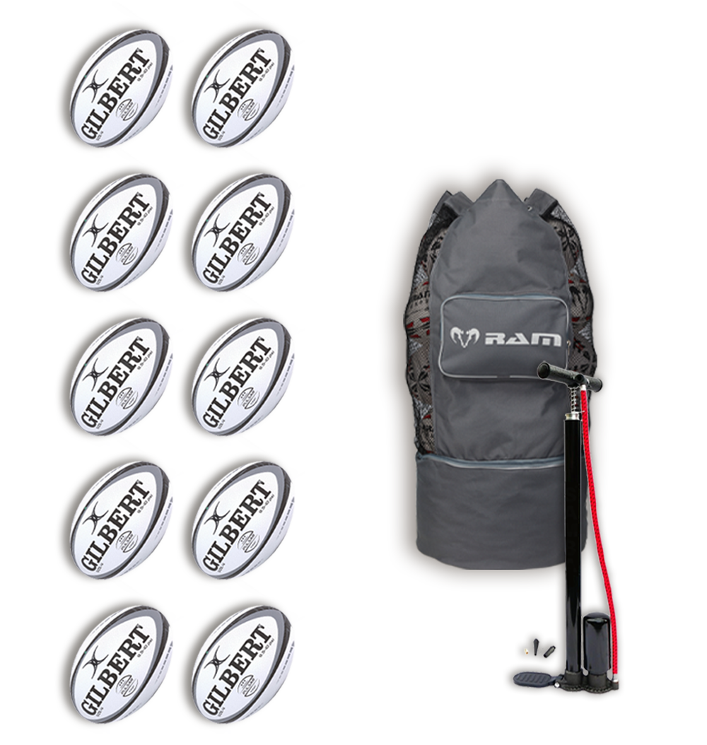 10 x Gilbert Pulsar Match Ball Bundle